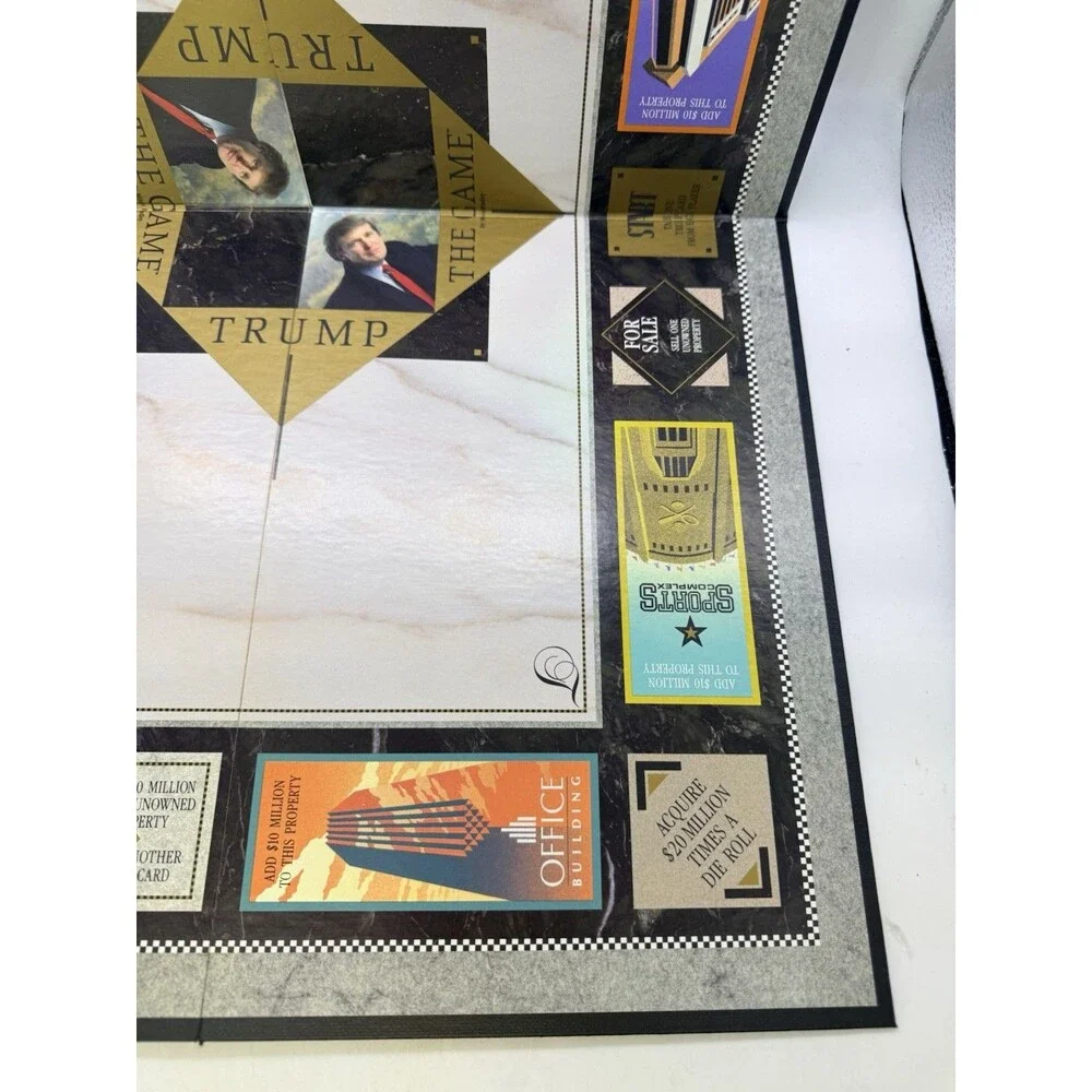Vintage 1989 Milton Bradley TRUMP The Game Property Real Estate : Complete